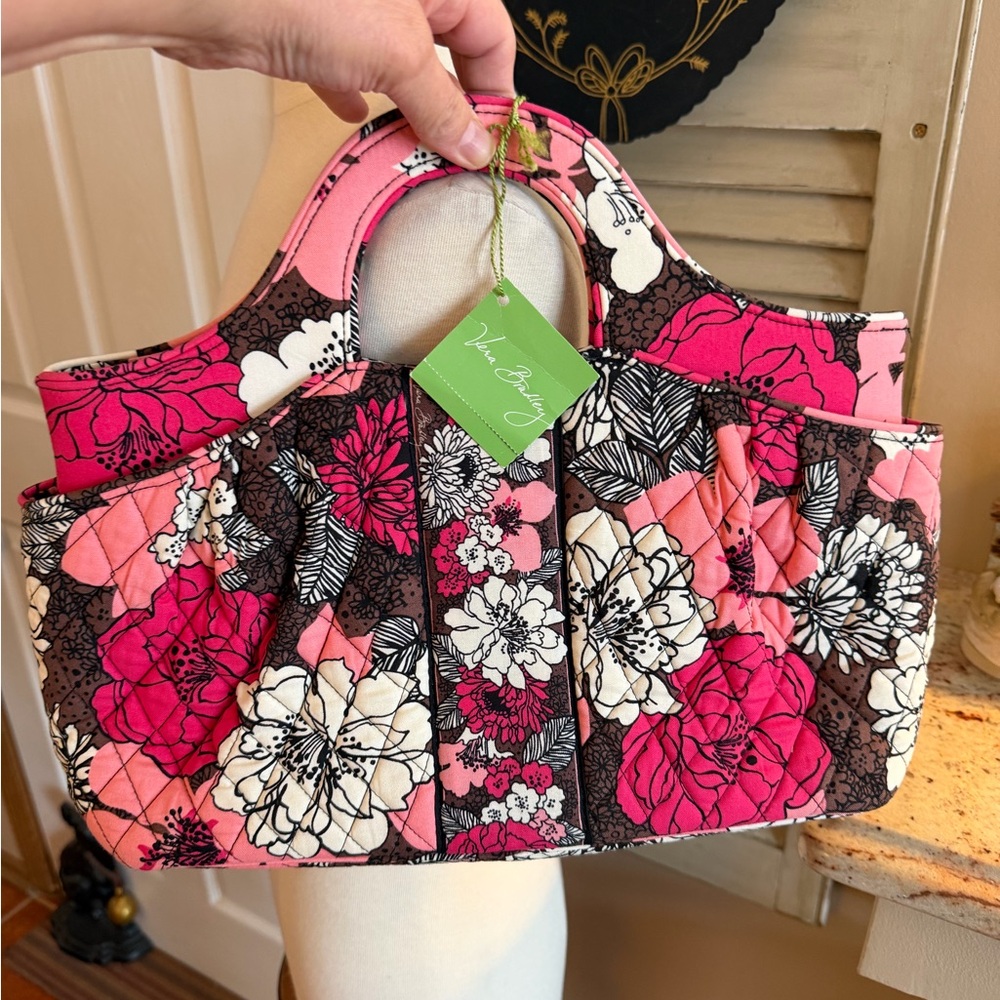 Vera Bradley Pink and Brown Floral Women's Bag